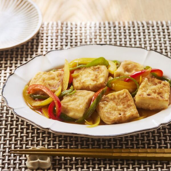 ［豆腐レシピ］豆腐とパプリカの南蛮漬け